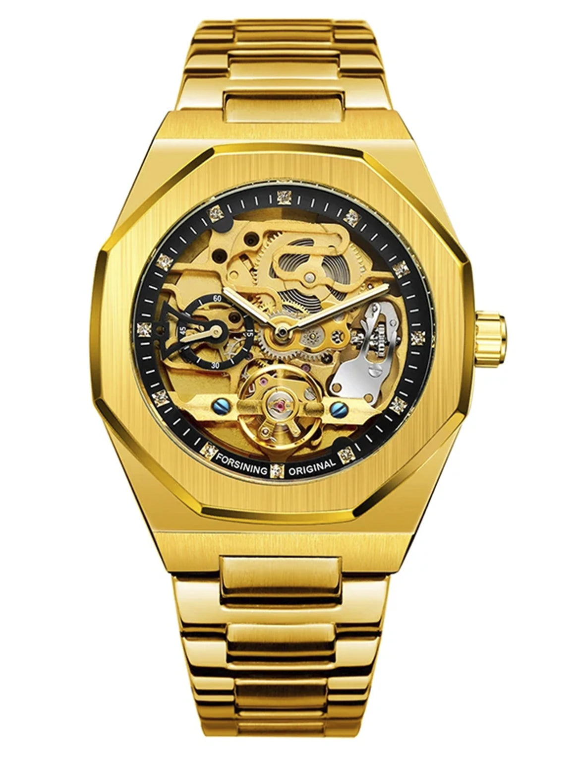 Relógios Masculino Pontual Elementum Gold