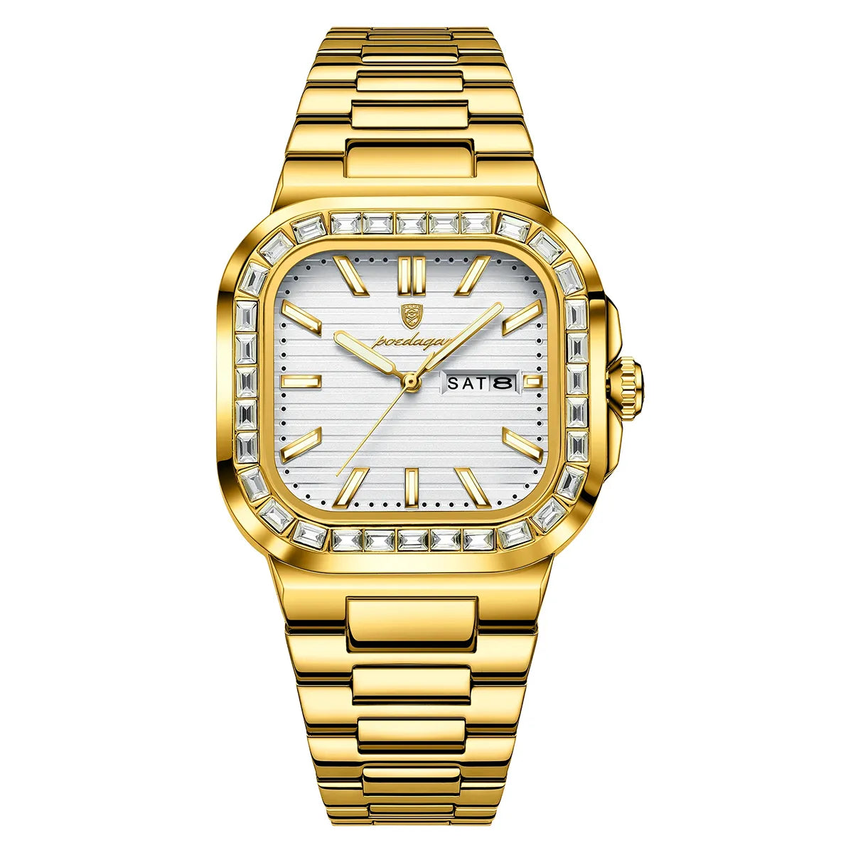 Relógio Masculino Pontual Executive Dourado