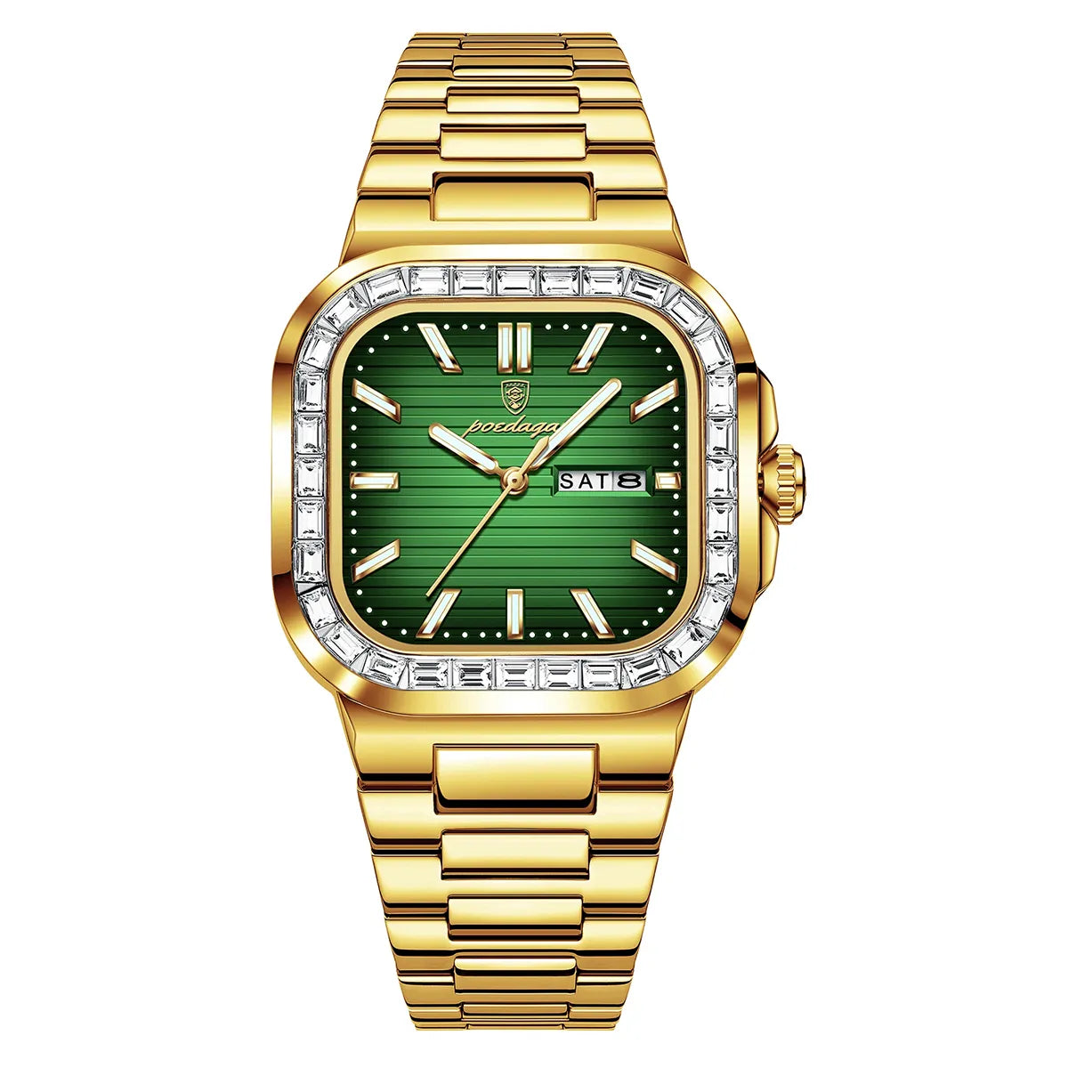Relógio Masculino Pontual Executive Dourado