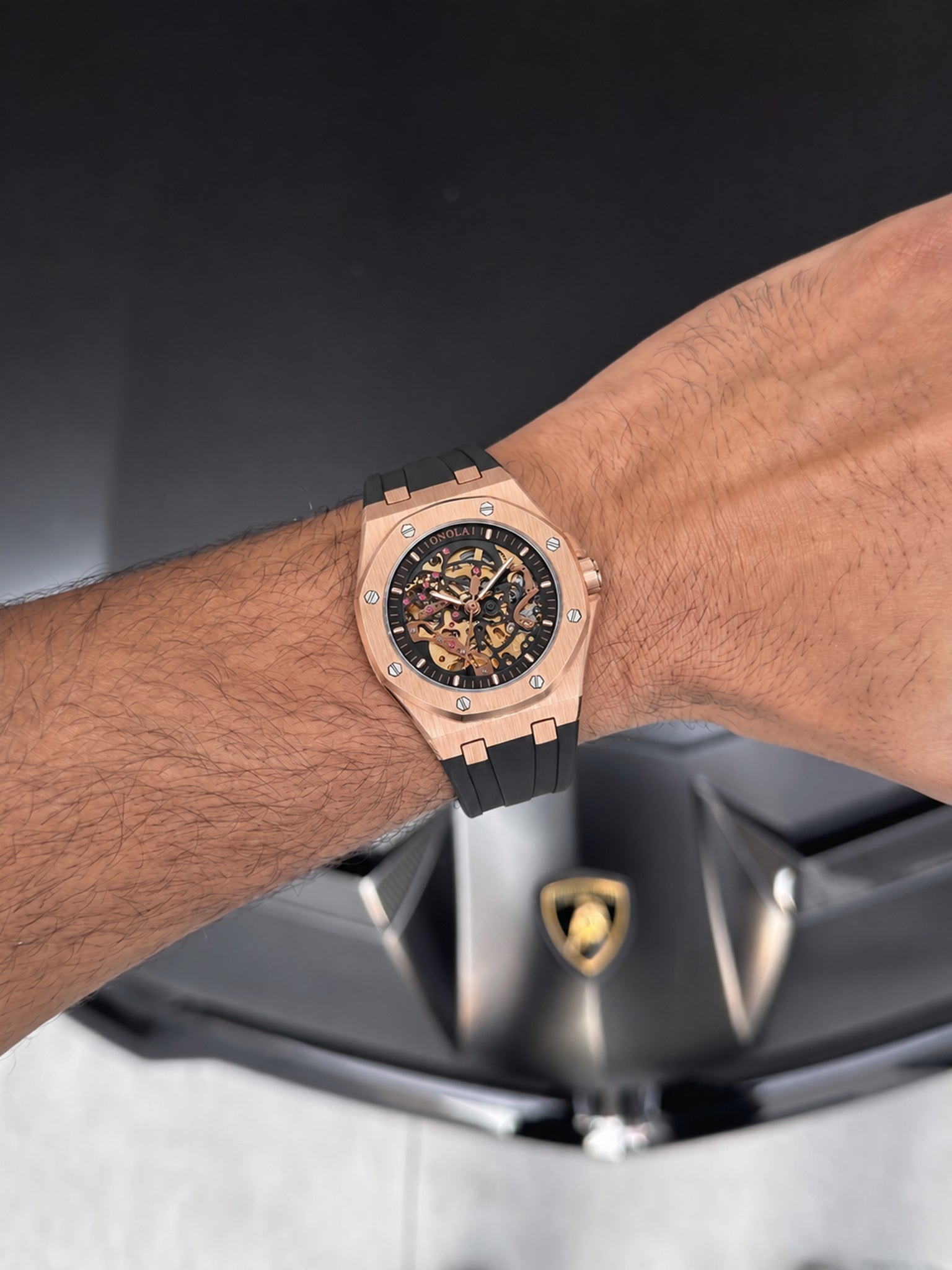 Obsidian Rose Gold 46mm